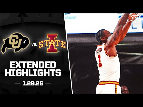 Colorado vs. #8 Iowa State Extended Highlights | 2025-26 Big 12 Men's Basketball