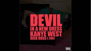 Kanye West Ft. J. Cole &amp; Rick Ross Devil In A New Dress Remix