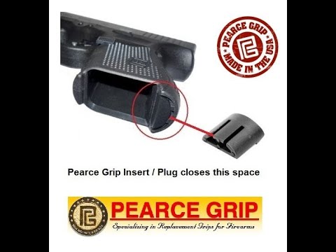 Pearce Grip Frame Insert for Glock 42 \u0026 43 Cavity Plug PG-FI42 How To Video \u0026 Review Glock Gun Mod