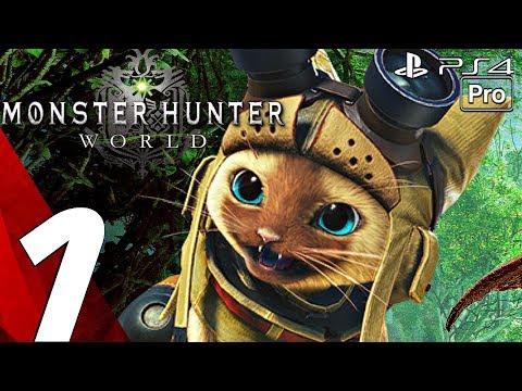 Monster Hunter World - Gameplay Walkthrough Part 1 - Prologue (Full Game) PS4 PRO