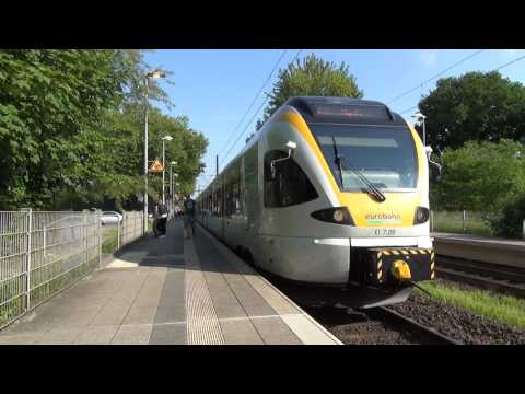 Eurobahn ET 7.09 vertrekt uit station Breyell (RE13)