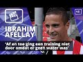 Afellay: 'Af en toe ging een training niet door omdat er geen water was'