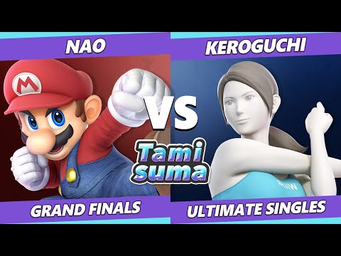 TAMISUMA 245 GRAND FINALS - Nao (Mario) Vs. Keroguchi (Wii Fit) SSBU Smash Ultimate