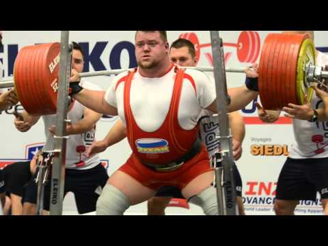 WC Powerlifting 2015 - Andrey Konovalov - 457.5kg squat - good!