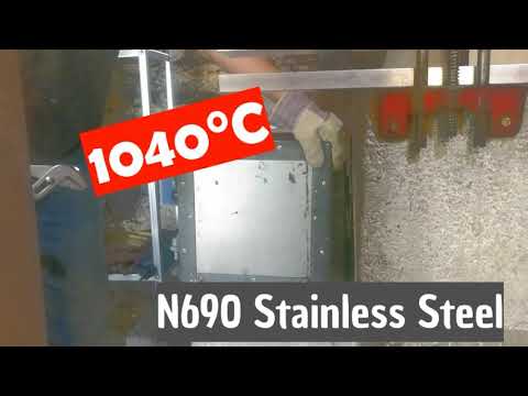 Branco Customs | Heat treatment and quenching of an N690 fixed Blade.