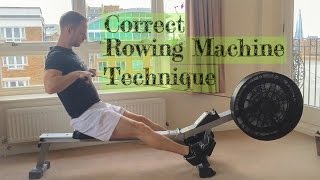 Correct Rowing Machine Technique