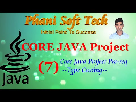7 Core Java Project Development Typecasting Core Java Typecasting Phani Soft Tech