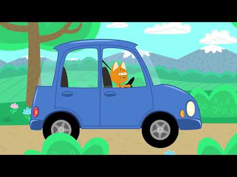 Driving in my car - Meow Meow Kitty - Kids songs and cartoons
