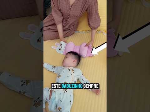Esse pequeno travesseiro para bebês é impressionante! 👶🏼