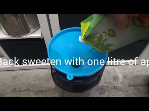 HBW.HARD APPLE/TURBO CIDER 19 LITRES.