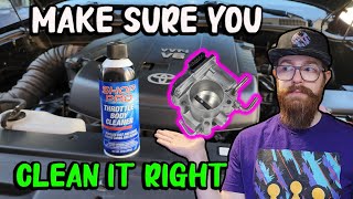 How To Clean Your Toyota Throttle body