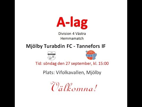 Division 4 Västra, Mjölby Turabdin FC - Tannefors IF