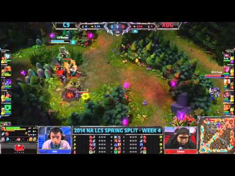 C9 vs XDG NA LCS W4D1 Spring Split 2014