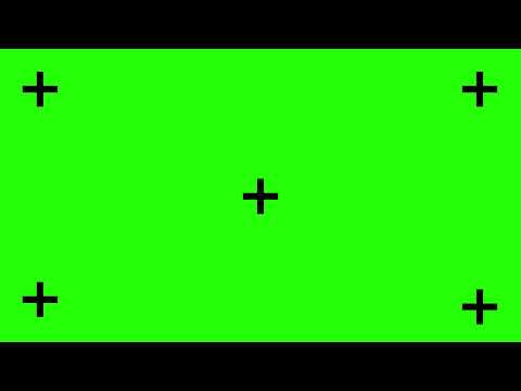 2 HOURS GREEN SCREEN BACKGROUND 4K, WITH TRACKING MARKS / CHROMAKEY