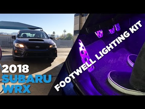 2018 WRX | Footwell Lighting Kit Install (GCS WRX Interior Lighting Kit)