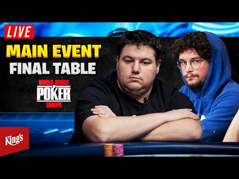 WSOP Europe LIVE $10K Main Event - FINAL TABLE!