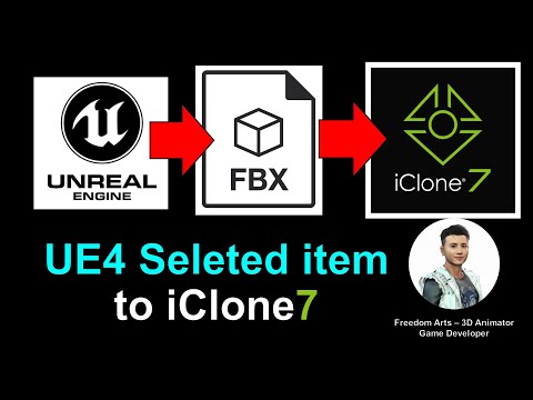 Export Selected 3D Models from Unreal Engine Game Scene and import to iClone 7.9 - Full Tutorial