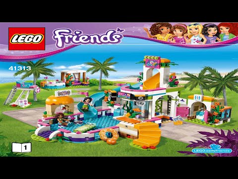 LEGO instructions - Friends - 41313 - Heartlake Summer Pool (Book 1)