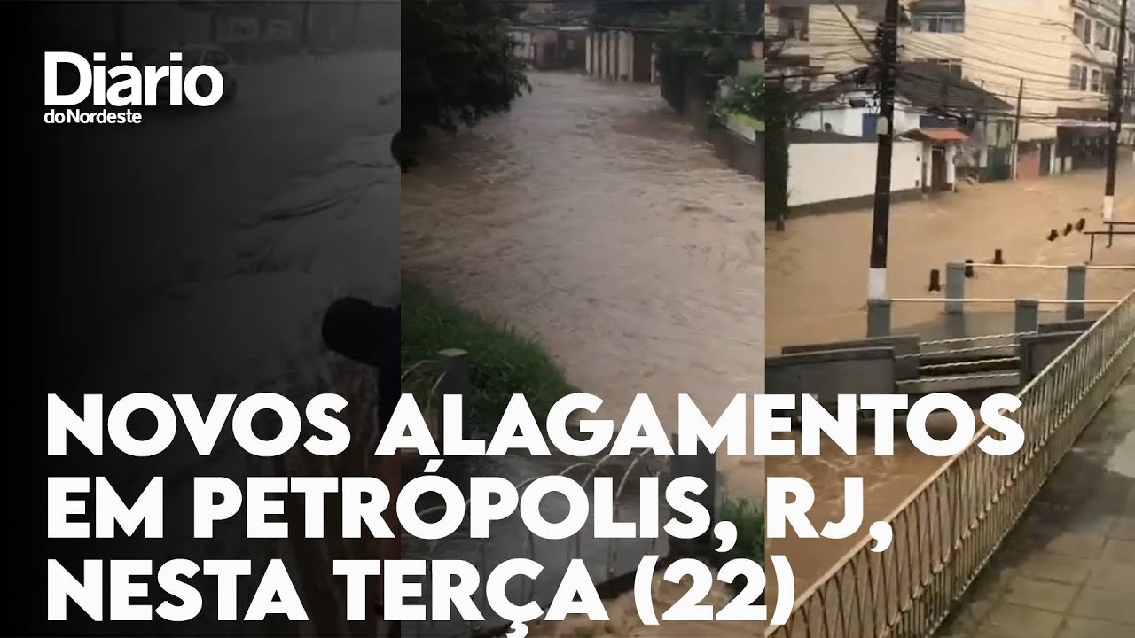 Imagem da notícia: Petrópolis registra novos alagamentos, e Defesa Civil aciona sirenes com alerta nesta terça