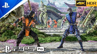 (PS5 PRO) Mortal Kombat 1 | CLAASIC MKX SCRORPIAN VS SUB-ZERO VS KITANA Gameplay [4K60 FPS HDR]