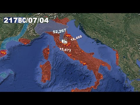 Hannibal Barca vs Rome – The Second Punic War [Every Day With Units]