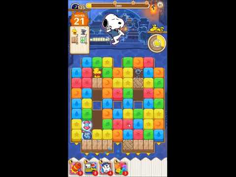Snoopy Puzzle Journey Night Mode Level 125 - NO BOOSTERS 🐶🧩🧳 | SKILLGAMING ✔️