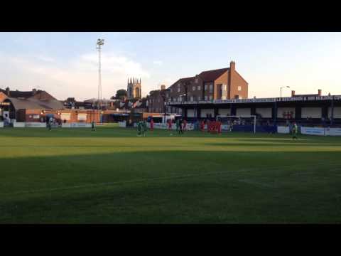 Gainsborough v Buxton - a minute or so of Friendly action, 2014