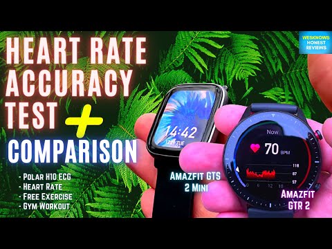 Heart Rate Accuracy of Huami Amazfit GTS 2 Mini vs Amazfit GTR2 - Shocking Results - Polar H10 ECG
