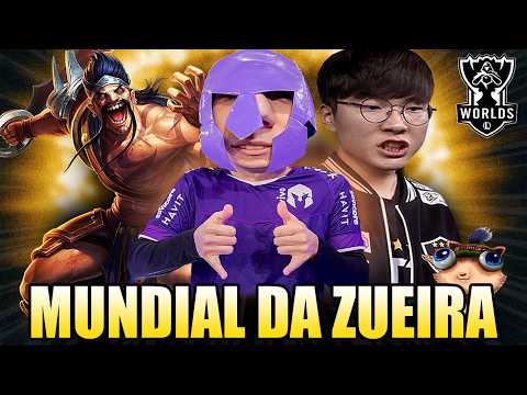 T1 AJUDOU o BRASIL a PASSAR MENOS VERGONHA - MUNDIAL DA ZUEIRA | Worlds 2025