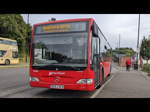 Bus Journey On A Connections 4 Mercedes Benz Citaro On The 4 To Houghton Le Spring