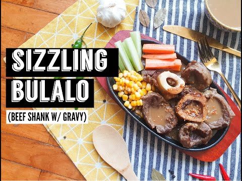 Sizzling Bulalo Steak (Beef Shank) with Gravy | J M...