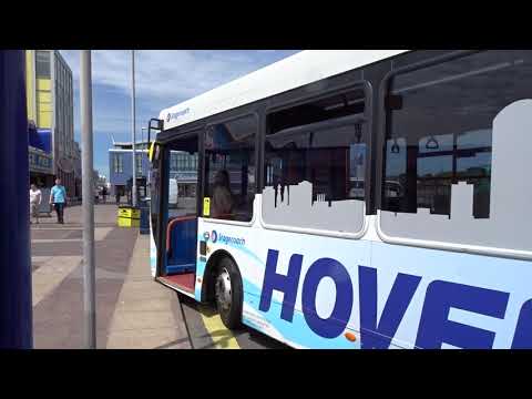 Southsea Hoverbus - Stagecoach - Southsea, Outside Hovertravel Hovercraft Terminal - 15th June 2018
