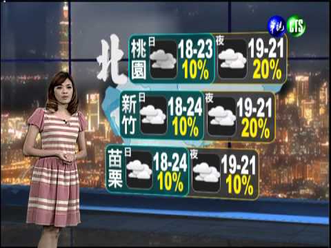 2012.11.11 華視晚間氣象 莊雨潔主播