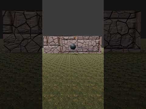 4K Wall Crack Effect (VFX scene) #3d #animation #3djong #yoitubeshorts