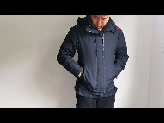 Vídeo relacionado con SUPERDRY HOODED YACHTER WINDBREAKER JKT M5011842A Black talla L
