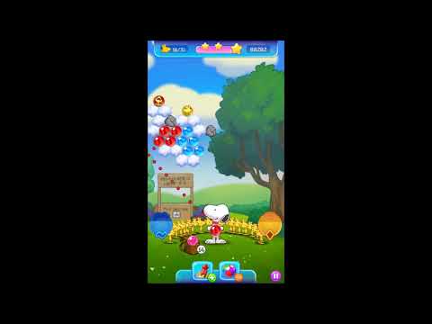 Snoopy Pop Bubble Shooter Level 31 by Jam City Gameplay