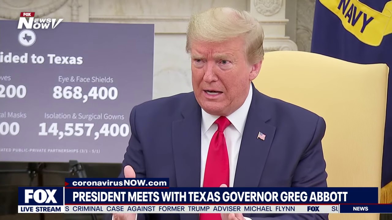 Trump said in a bald-faced lie in front of video cameras Thursday afternoon