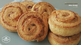 연유 롤스콘 만들기 : Condensed milk Roll Scone Recipe | Cooking tree