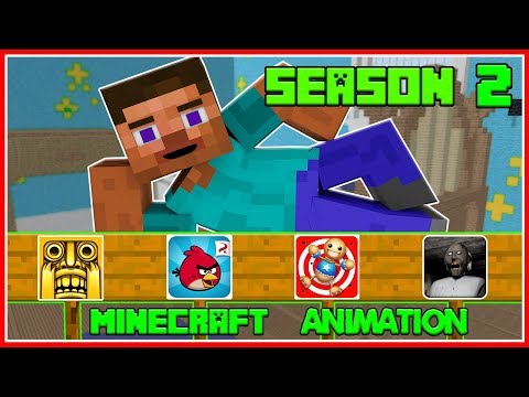 Monster School : SEASON 2 ALL EPISODE - Minecraft Animation
