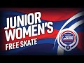 Junior Women S Free Skate 2025 Prevagen U S Figure Skating Championships