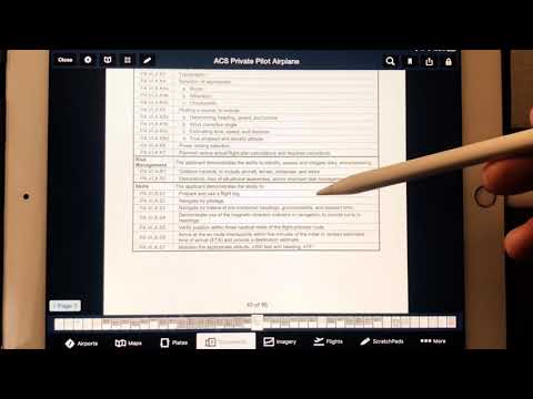 Flight planning with ForeFlight. Video 10: ACS Requirements