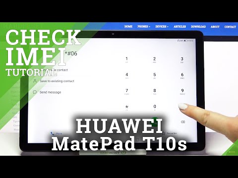 How to Check IMEI & Serial Number in HUAWEI MatePad T10s – About Phone Info