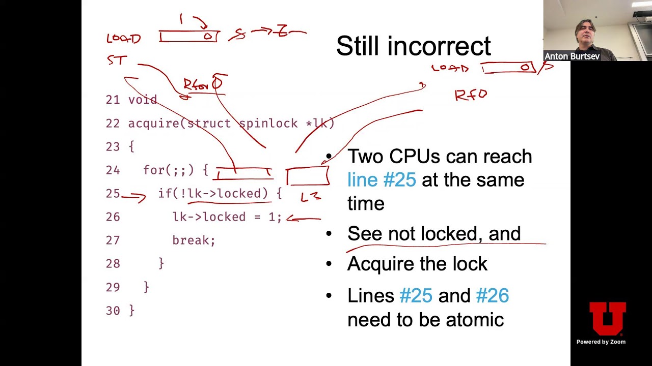 cs5460/6460 Lecture 13 - Synchronization