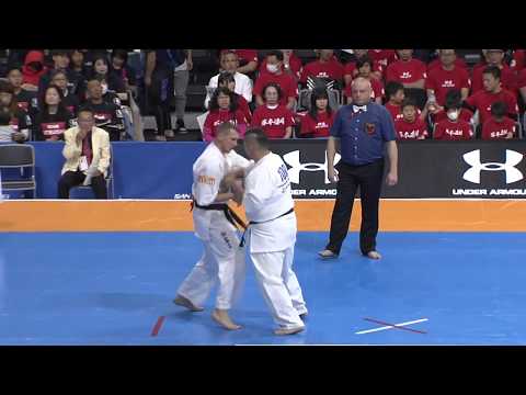 【新極真会】Court2 3rdRound4 man Kestutis Radvila vs Kosei Ochiai The 12th World Karate Championship