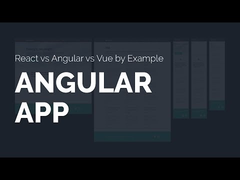 Build an Angular App [React vs Angular vs Vue by Example]