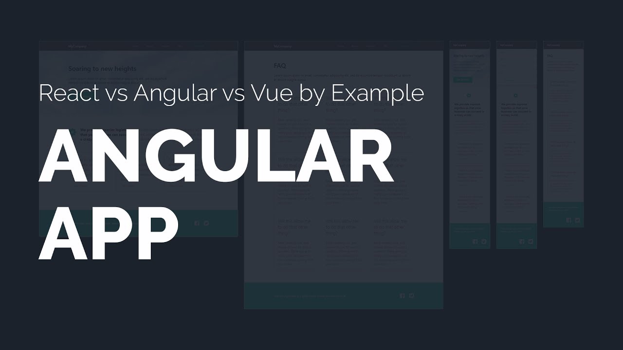 Build an Angular App [React vs Angular vs Vue by Example]
