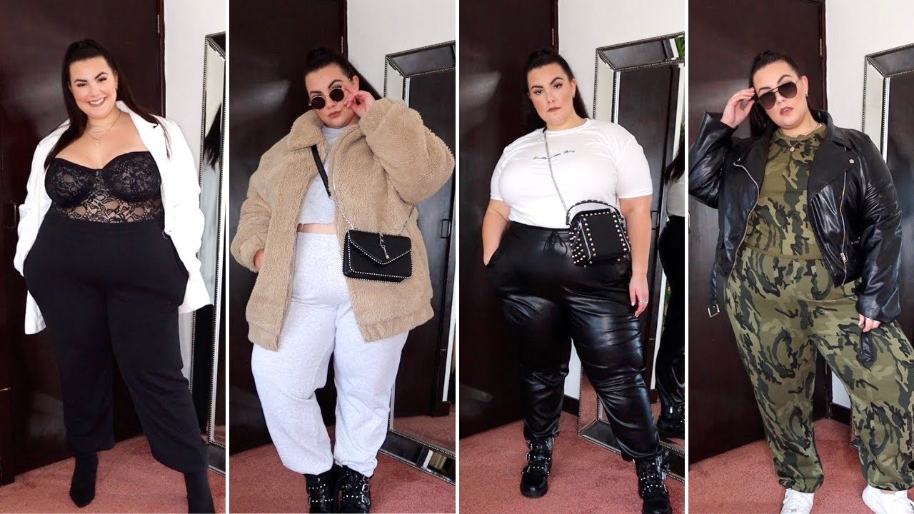 Watch video PLUS SIZE HOW TO: STYLE JOGGERS/SWEATPANTS TRY ON HAUL/LOOKBOOK | UK Now PLUS SIZE HOW TO: STYLE JOGGERS/SWEATPANTS TRY ON HAUL/LOOKBOOK | UK