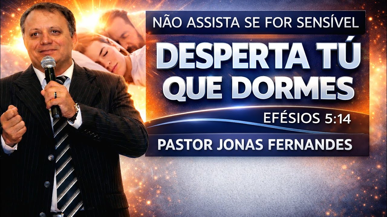 DESPERTA TÚ QUE DORMES efesios 5  14 pastor Jonas Fernandes