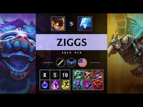 Ziggs Mid vs Anivia - NA Diamond Patch 25.20