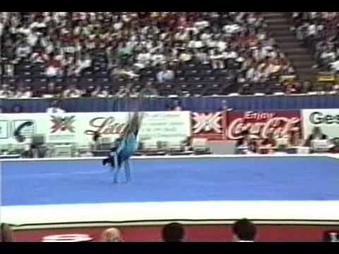 9th Team PRK Unidentified 3 FX - 1991 World Gymnastics Championships